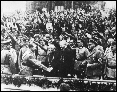 Catholic Hitler with Catholic Reich Bishop Muller